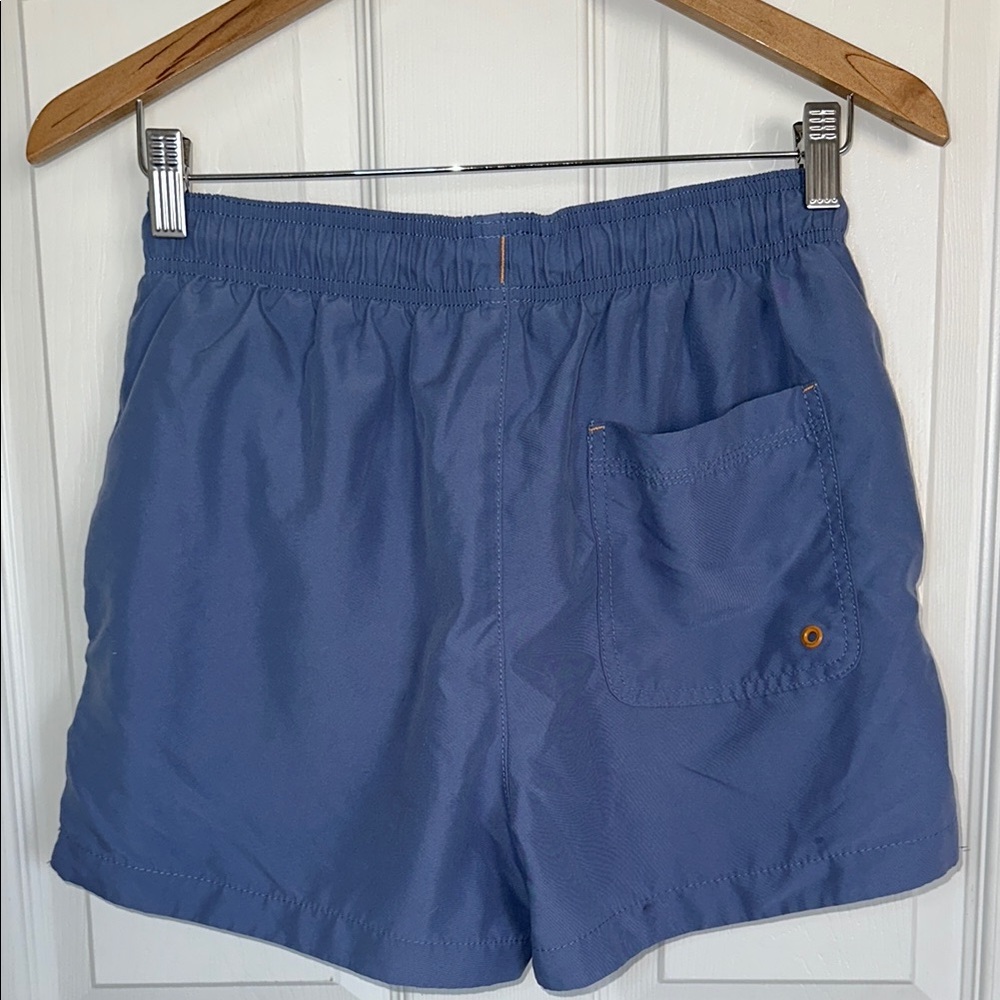 Blue Drawstring Shorts - Picture 3 of 4